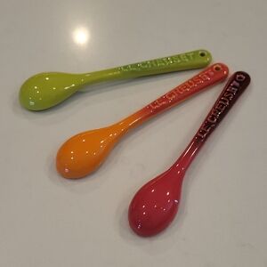Le Creuset Primary Color Cafe Spoon Bundle